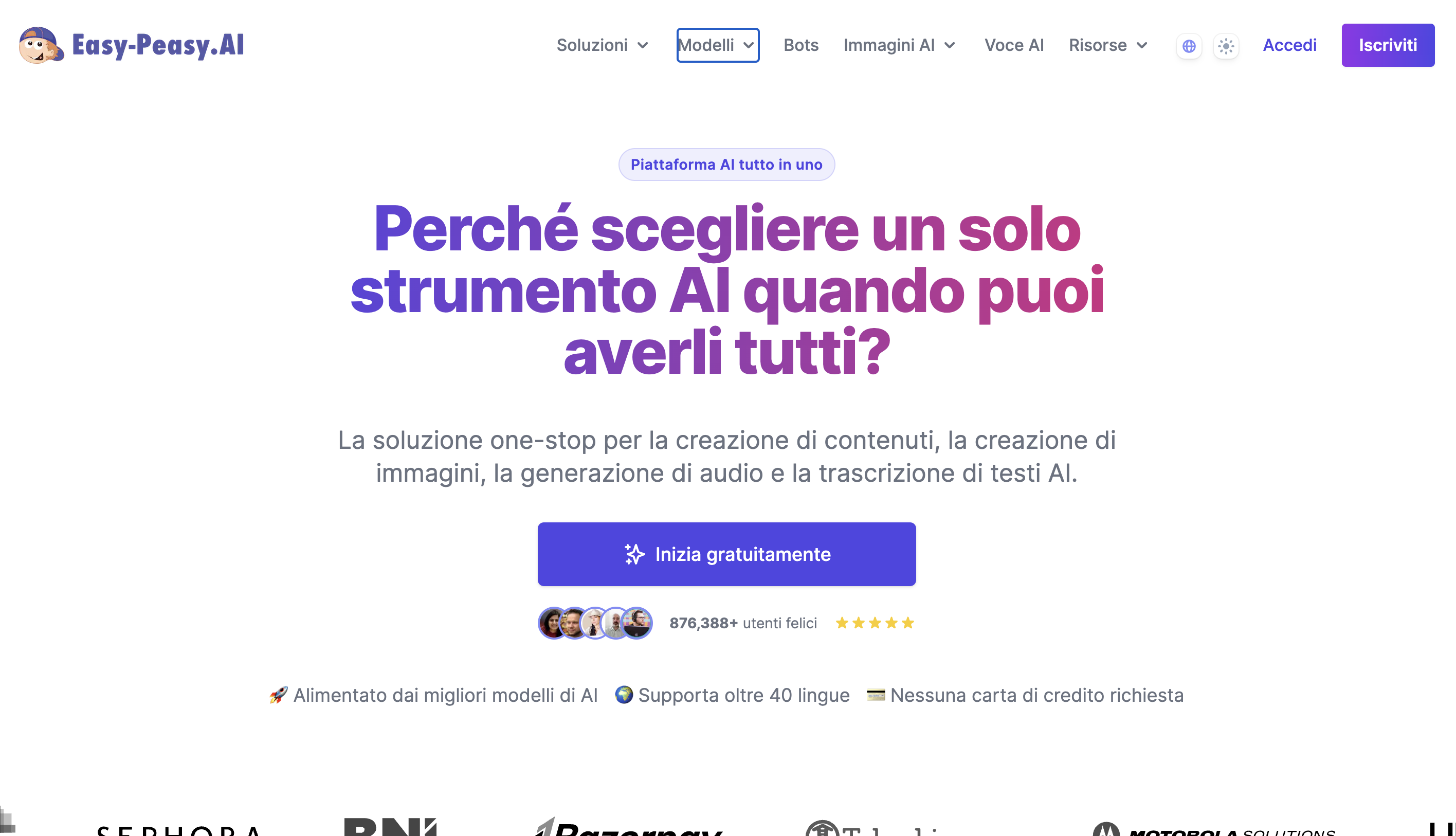 Easy Peasy AI: Scatena la Creatività, Scrivi, Progetta e Trascrivi